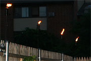 tiki torches